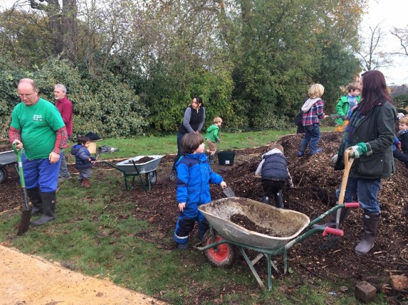 Mountsfield Park – allotment gardens at ‘The Big Dig’ event - 