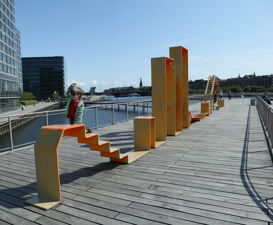 Copenhagen waterfront is an example of a setting that embodies healthy design principles - 