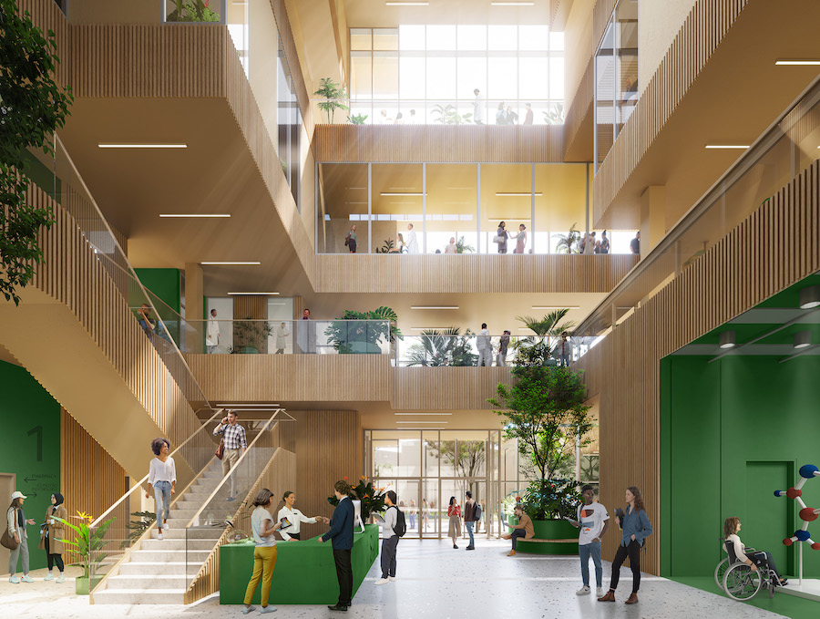 Scarborough Academy of Medicine and Integrated Health, University of Toronto, interior - Courtesy Diamond Schmitt and MVRDV