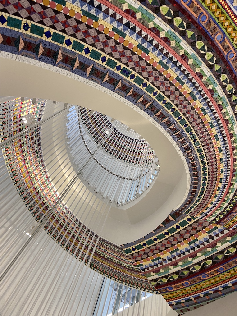 Mosaiktrappe Til J.H, Erik A. Frandsen, Rigshospitalet’s North Wing, Denmark - Vivienne Reiss